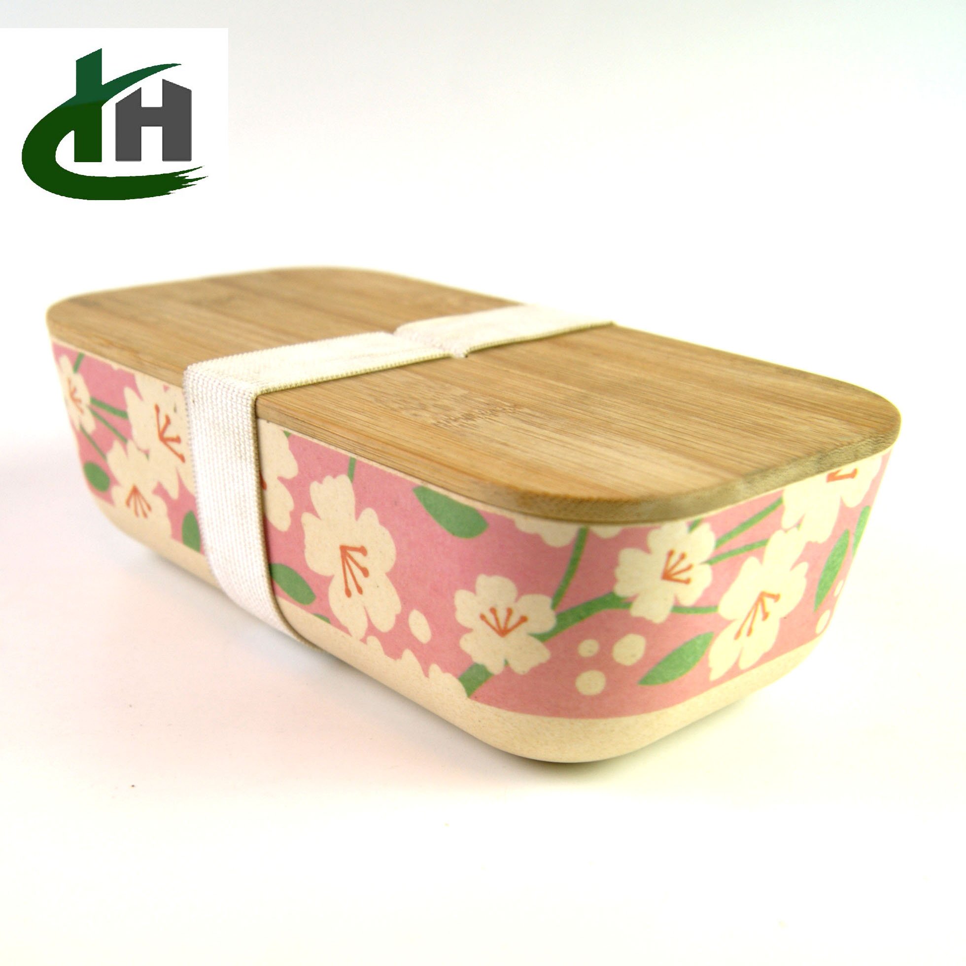 2020 new style bamboo fiber lid water proof food container, storage box,lunchbox