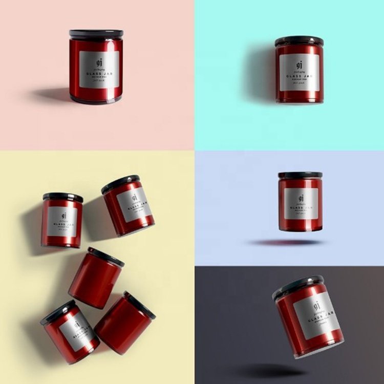 High quality and low price round glass jars and lids with multi-purpose top selling products 2024 empty food storage jar