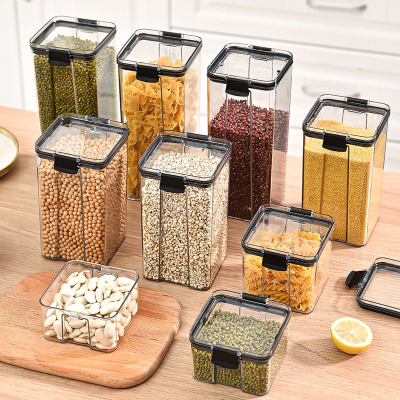 Plastic Airtight Food Storage Containers With Lids Energy Rice Food Storage Container Set Extra Large Food Kitchen Storage
