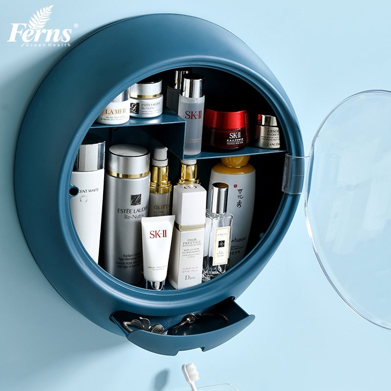 Bathroom storage Multifunction Wall Mounted cosmetic plastic Storage Box