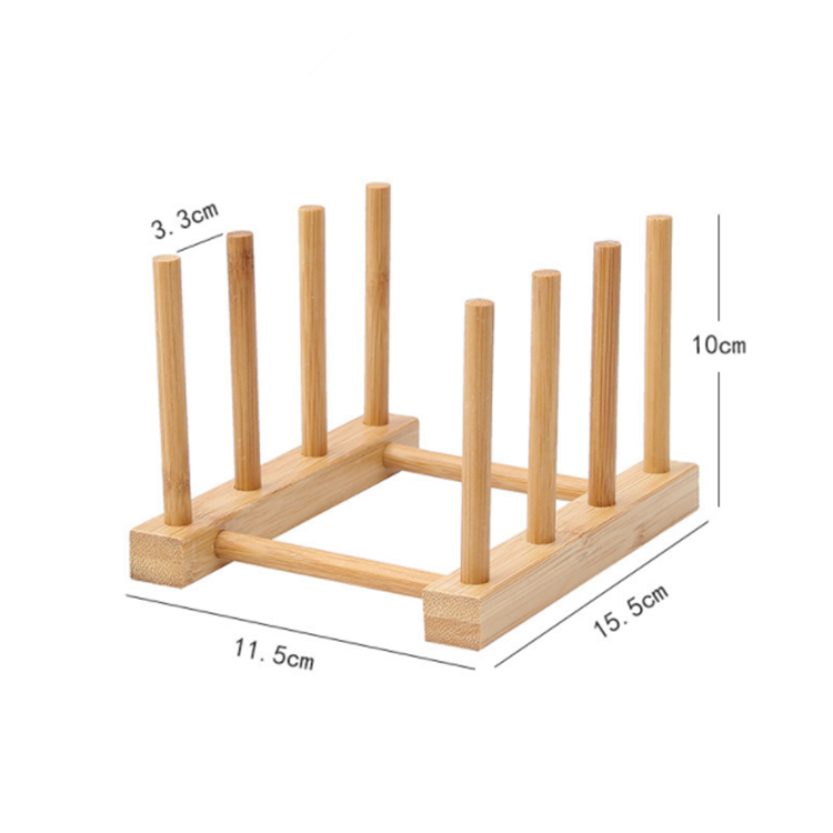 Wholesale Kitchen Storage Rack Bamboo Sink Drainer Multifunctional Durable Dish Drying Rack for Plates Cups Utensil Flatwares