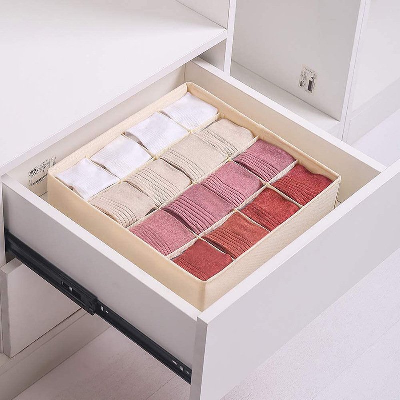 Underwear underwear sock split arrangement uncovered storage box foldable drawer storage box