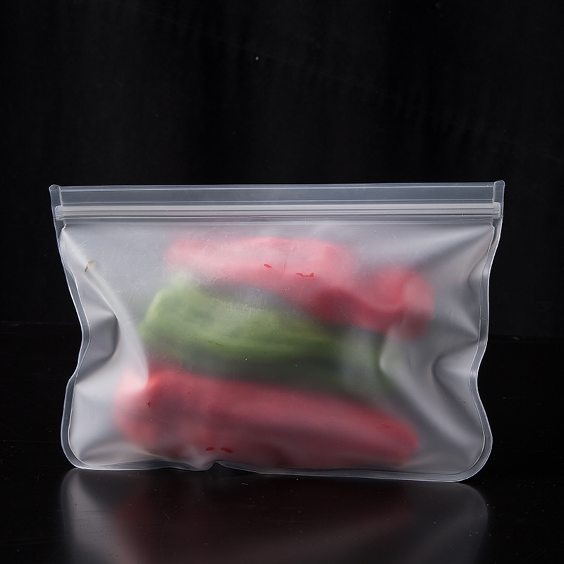 hot selling eco friendly products 2023 Zip Leakproof Container Food Fresh Wrap reusable ziplock silicone PEVA food storage bag