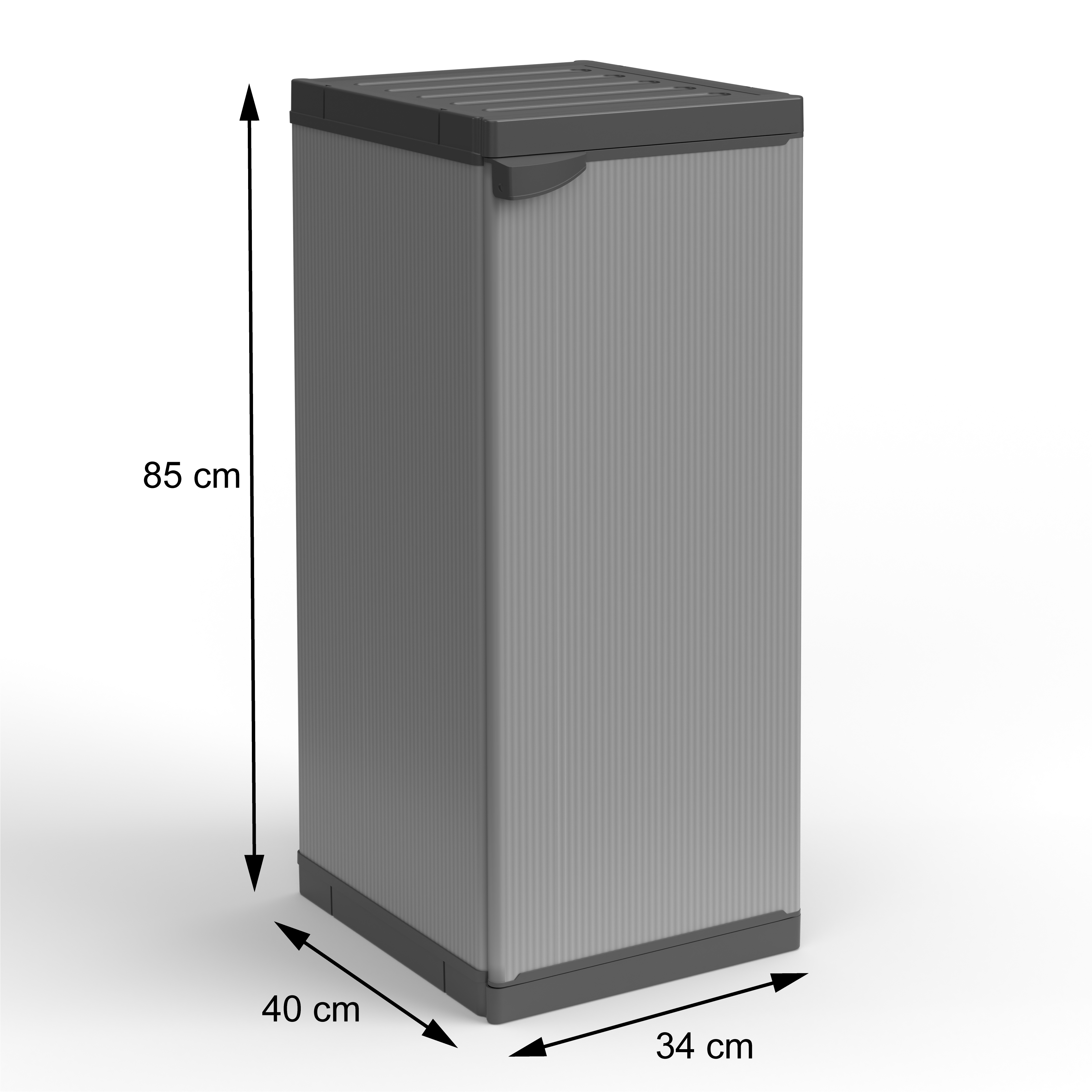 High Quality Single Tier Modular Storage Holders Multifunctional Display Racks in Plastic Made in Italy Standing Type Furniture
