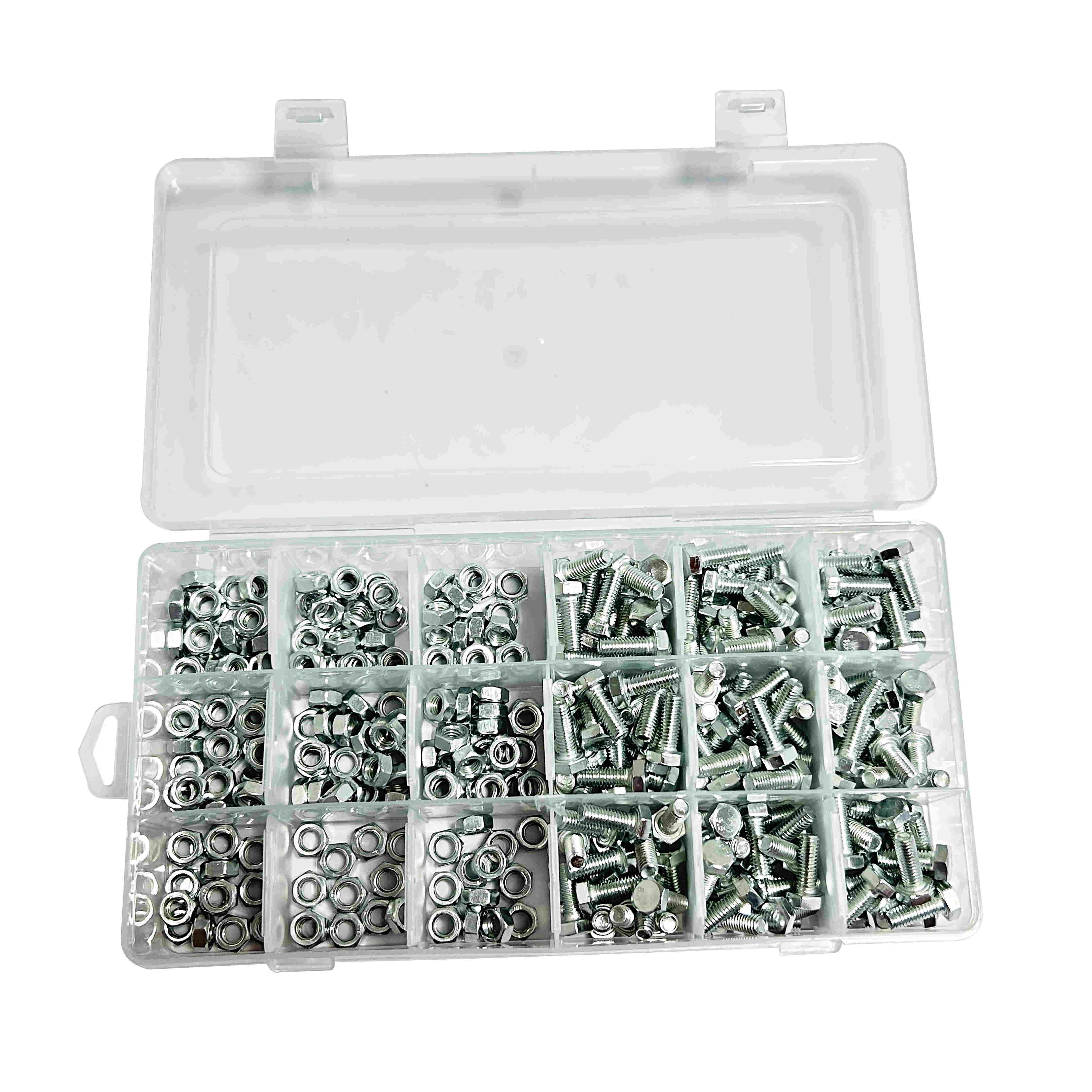 6 Grids Adjustable Transparent Plastic Storage For Small Component Jewelry Tool Box Bead Pills Organizer Nail Art Tip