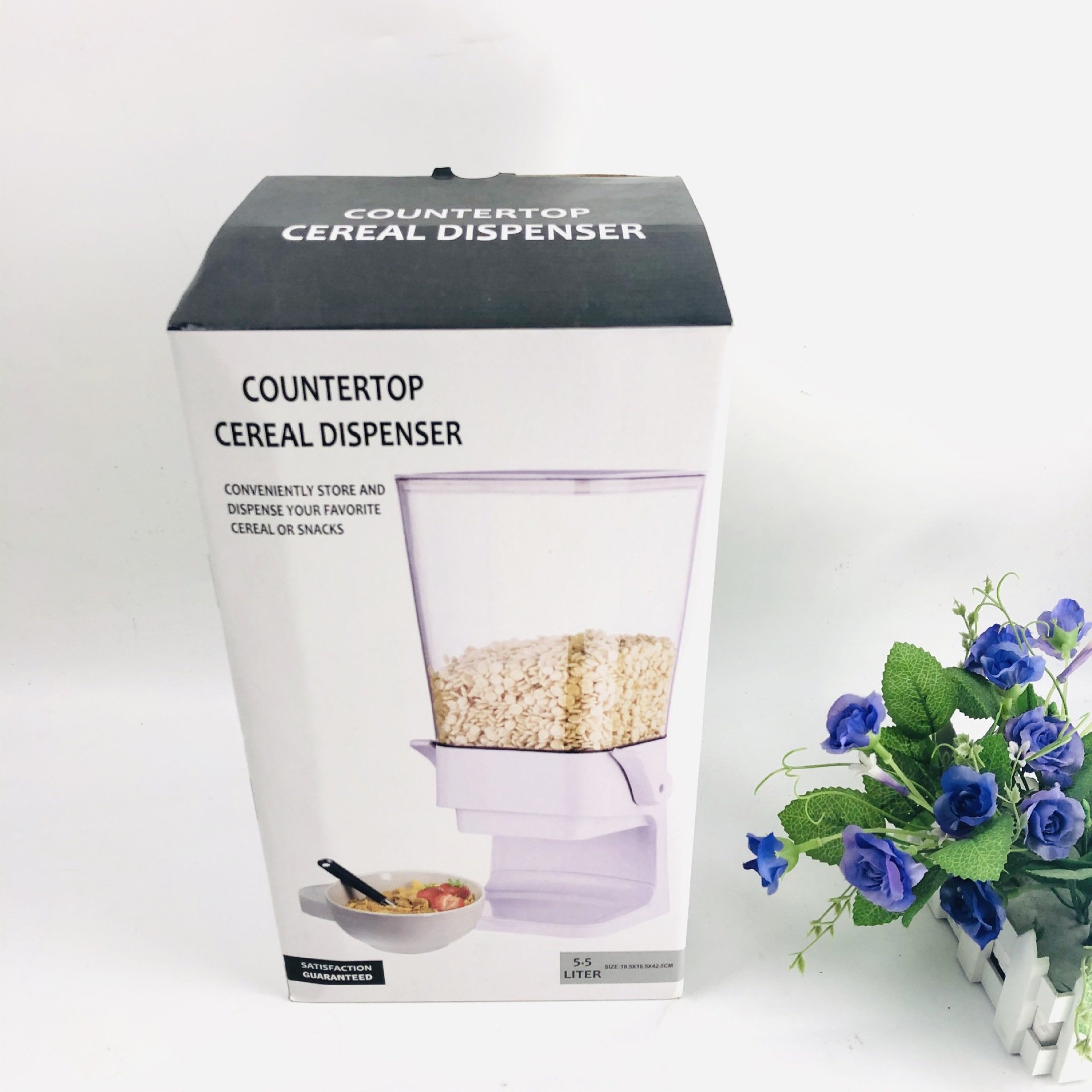 5.5L cereal machine Food multigrain storage tank Cereal machine Kitchen grain dispenser Cereal dispenser
