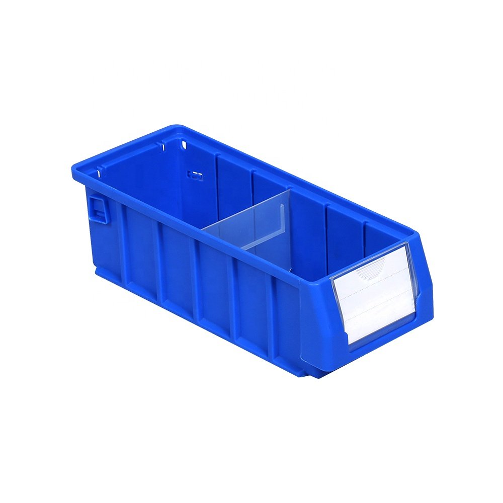 Industrial vertical carousel small parts storage organizer plastic storage shelf bins for cabinet shelves