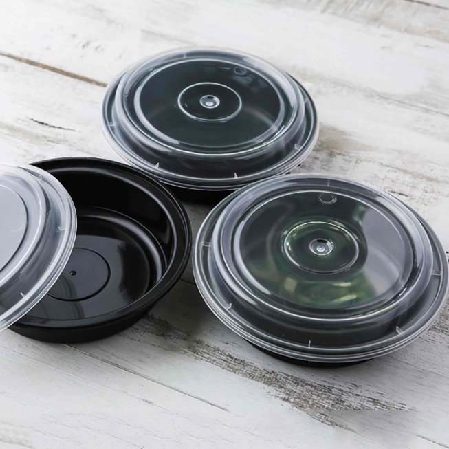 Best Selling Household Products Plastic Factory New Round Plastic Fast Food Container