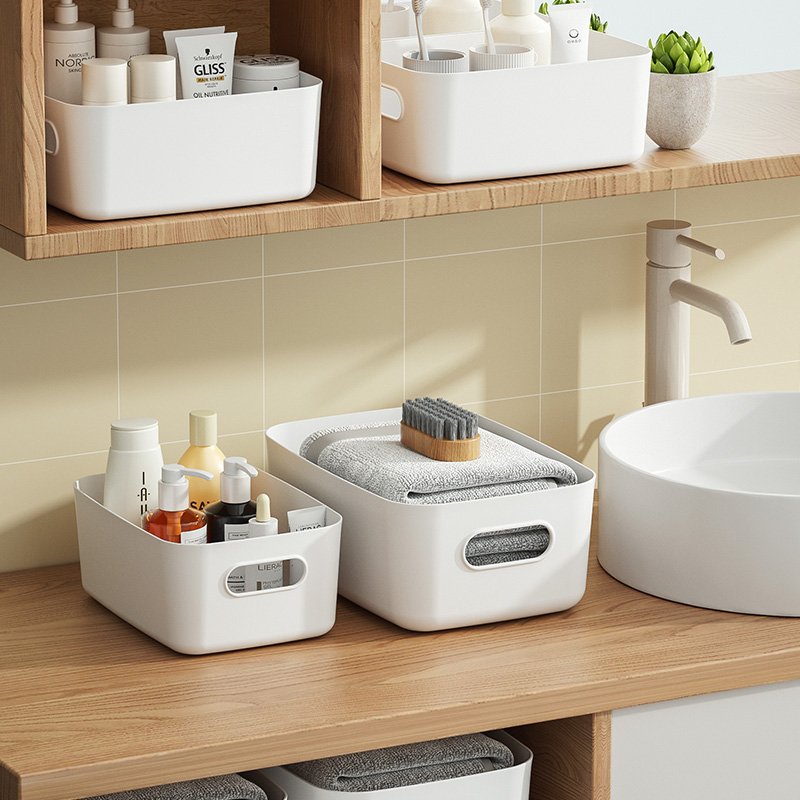 Household Desktop Storage Basket Cosmetics Toys and Miscellaneous Items Sorting Box Snack Storage Box Kitchen Storage Box