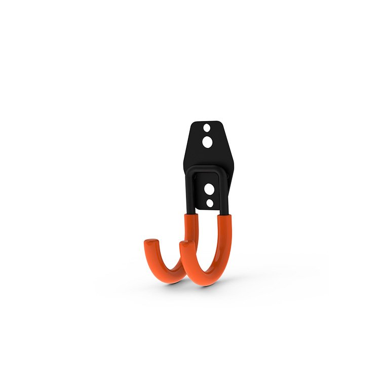 Garage Orange Heavy Duty Hook Garden Storage Tool Hook Set Garden Wall Mount Hanger Metal Bicycle Rack Ladders Bulk Items