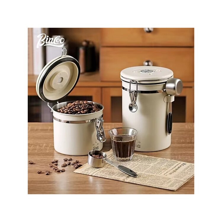 Factory supply Online sale 304 Stainless Steel Tea Suger Coffee Jar Canister Food Storage Container for kitchen
