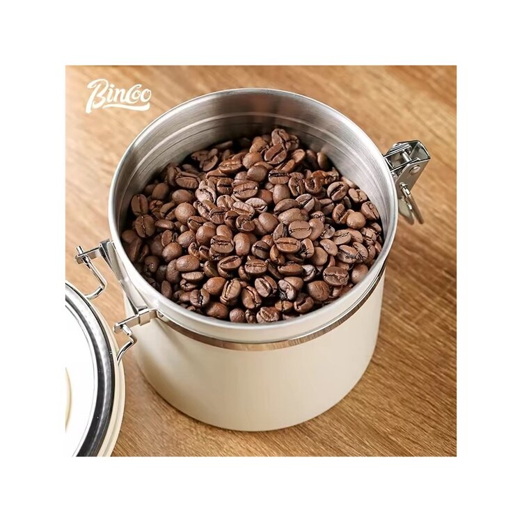 Factory supply Online sale 304 Stainless Steel Tea Suger Coffee Jar Canister Food Storage Container for kitchen