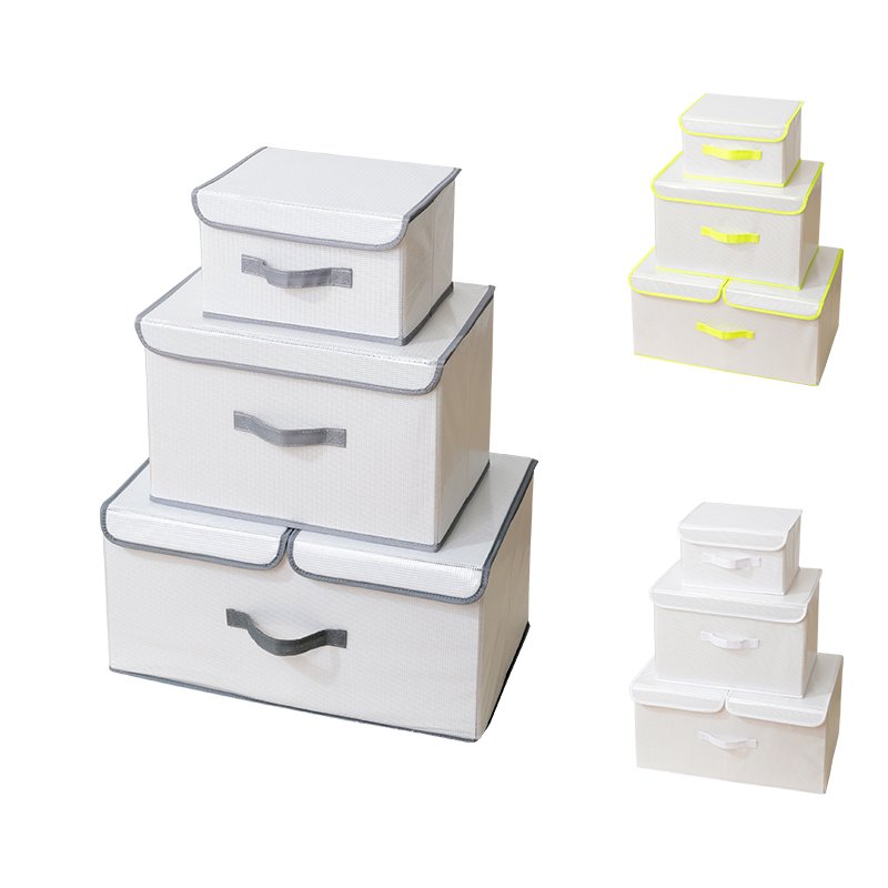 Clothes Drawer Organiser Dividers Foldable Wardrobe Organiser Fabric Underwear Storage Box