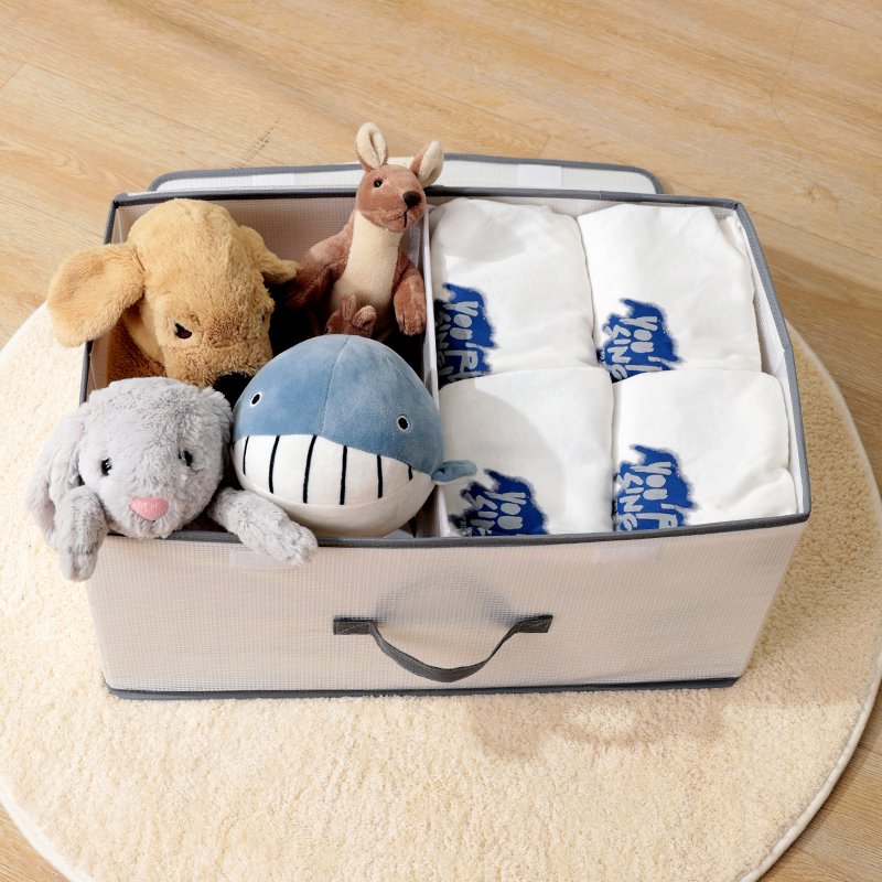 Clothes Drawer Organiser Dividers Foldable Wardrobe Organiser Fabric Underwear Storage Box