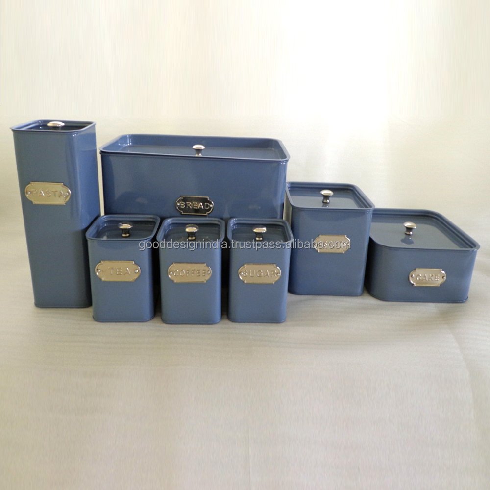 Kitchen Storage Canister with Beautiful Printing Box Jar, storage boxes and bins ,kitchen canisters, organizer box
