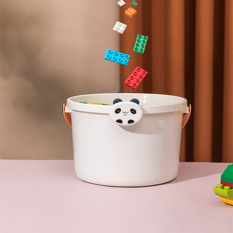 2021 Latest Collection Colourful Cartoon Plastic Kids Toy Storage Box with Lid for Daily Life