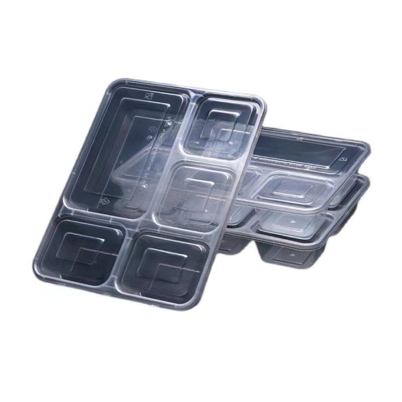 Compartment Design Popular Microwavable Plastic Lunch Box With Pure Material Reusable Microwave Safe Freezer Food Storage Box
