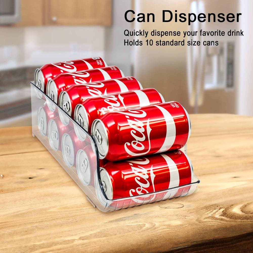 Fridge Bins Freezer Bins Refrigerator Organizer Stackable Food Storage Containers BPA Free Drawer Organizers For Refrigerator