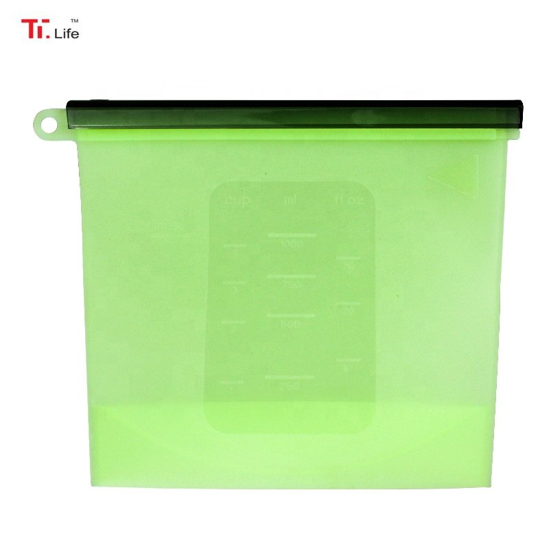 Reusable Silicone Food Storage Preservation Bag Silicone Fresh Bag