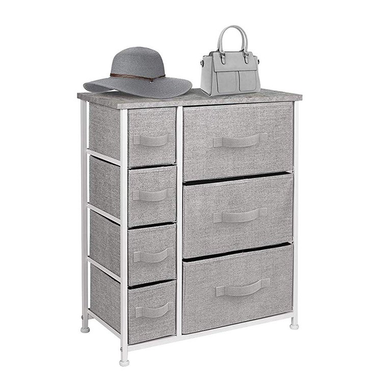 Fabric Dresser Storage Tower for Organizer Storage Drawers Storage Organize with Lid
