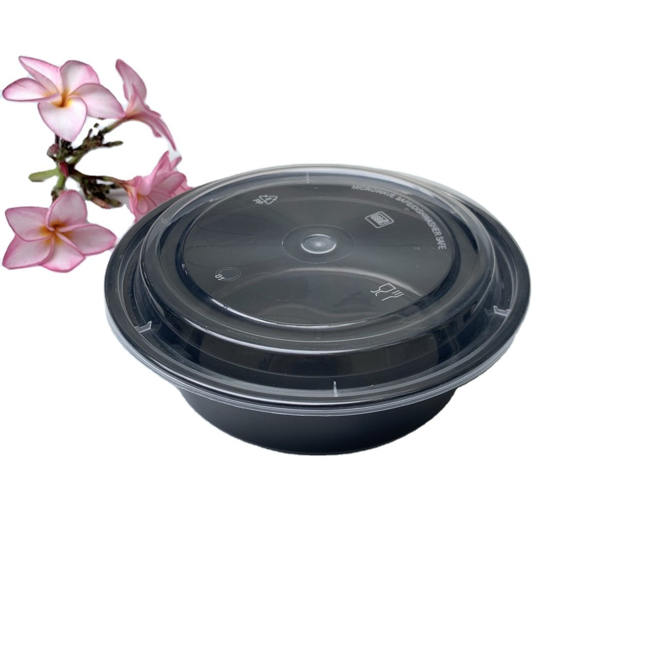 Factory Price Microsafe Food Storage Plastic Lunch Box with Lid Takeout Food Disposable Meal Prep Food Bowl Container