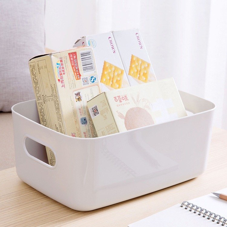 Desktop clutter storage box Thickened kitchen storage box Household plastic storage box