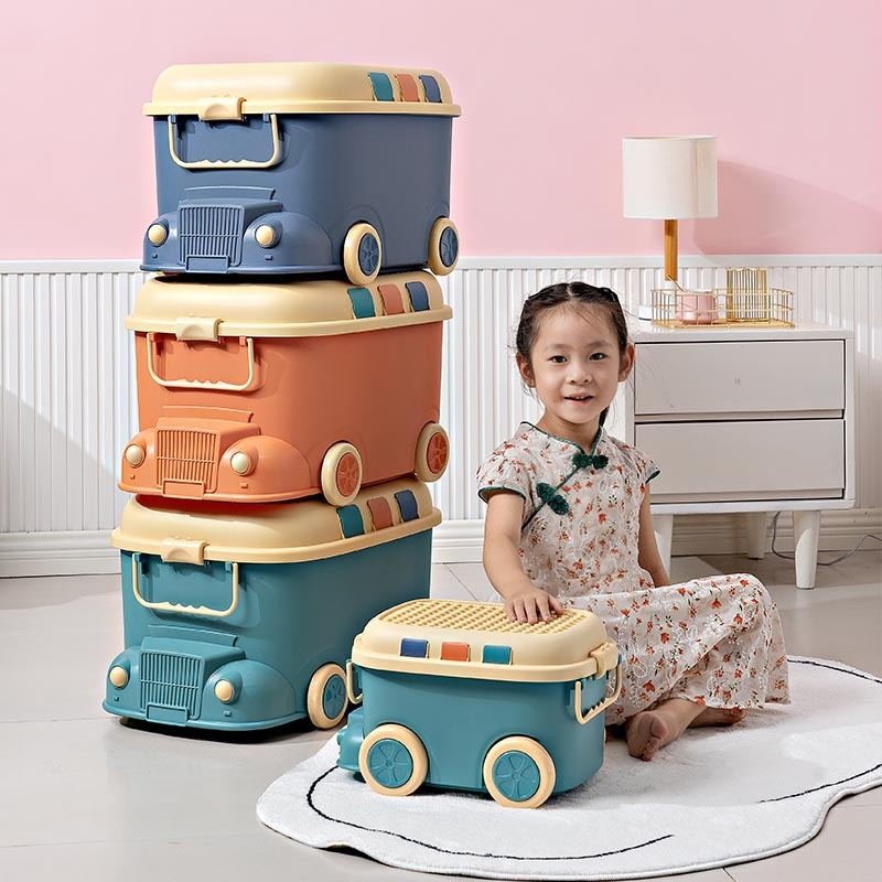 Wholesale High Quality New Design Fancy Cute Plastic Custom Adjustable Toy Storage Box
