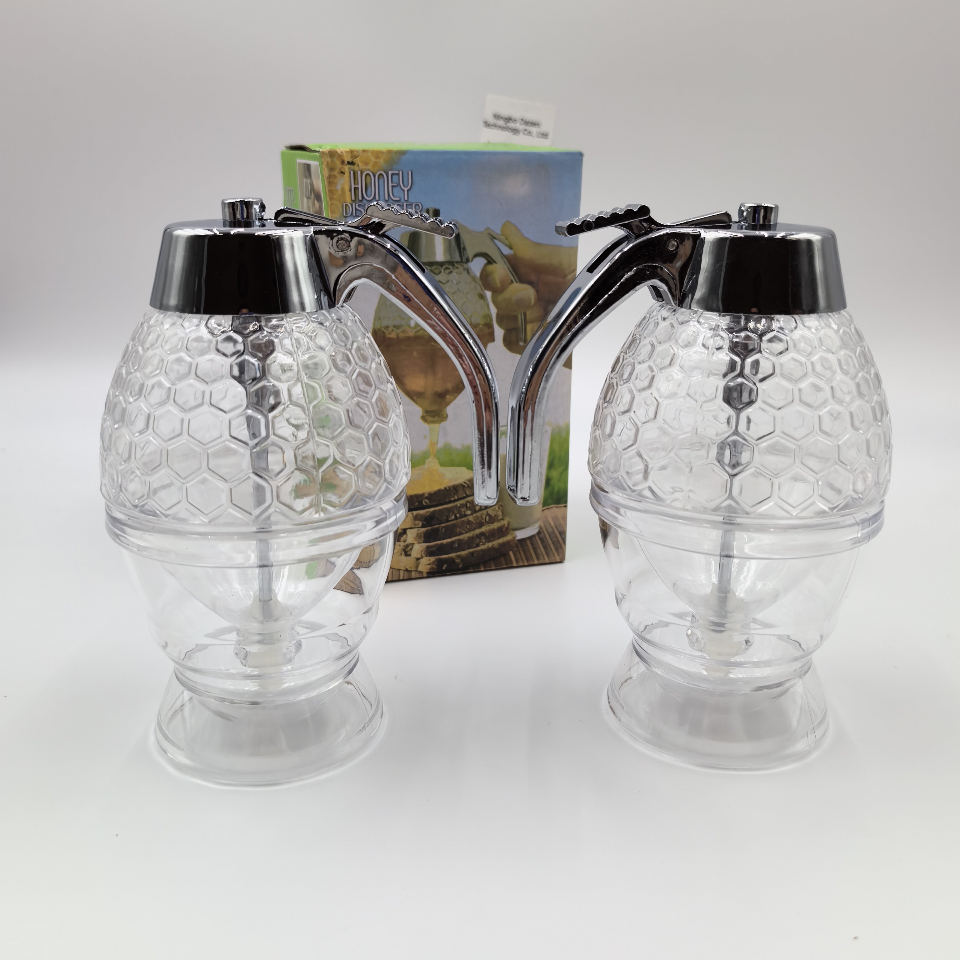 Dispenser Honey Drain Container Pot Anti-drip Beehoney Jar Bee Drip Kettle Cup Kitchen Honey Storage Accessories