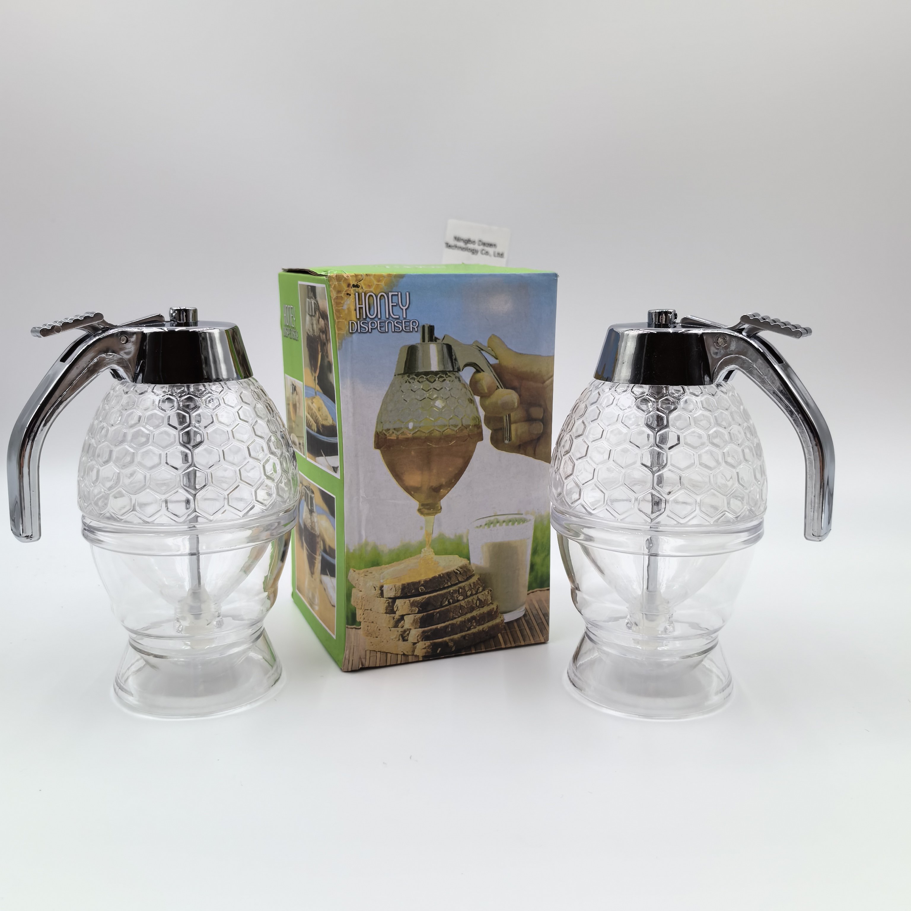 Dispenser Honey Drain Container Pot Anti-drip Beehoney Jar Bee Drip Kettle Cup Kitchen Honey Storage Accessories