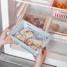 DS1905 Adjustable Refrigerator Box Sliding Partition Fridge Hanging Organizer Retractable Drawer Type Refrigerator Storage Box