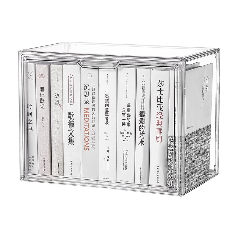 Clear Plastic Hobby Display Case Organizer Toys Collectibles Dustproof Protection Showcase Transparent storage box with magnet
