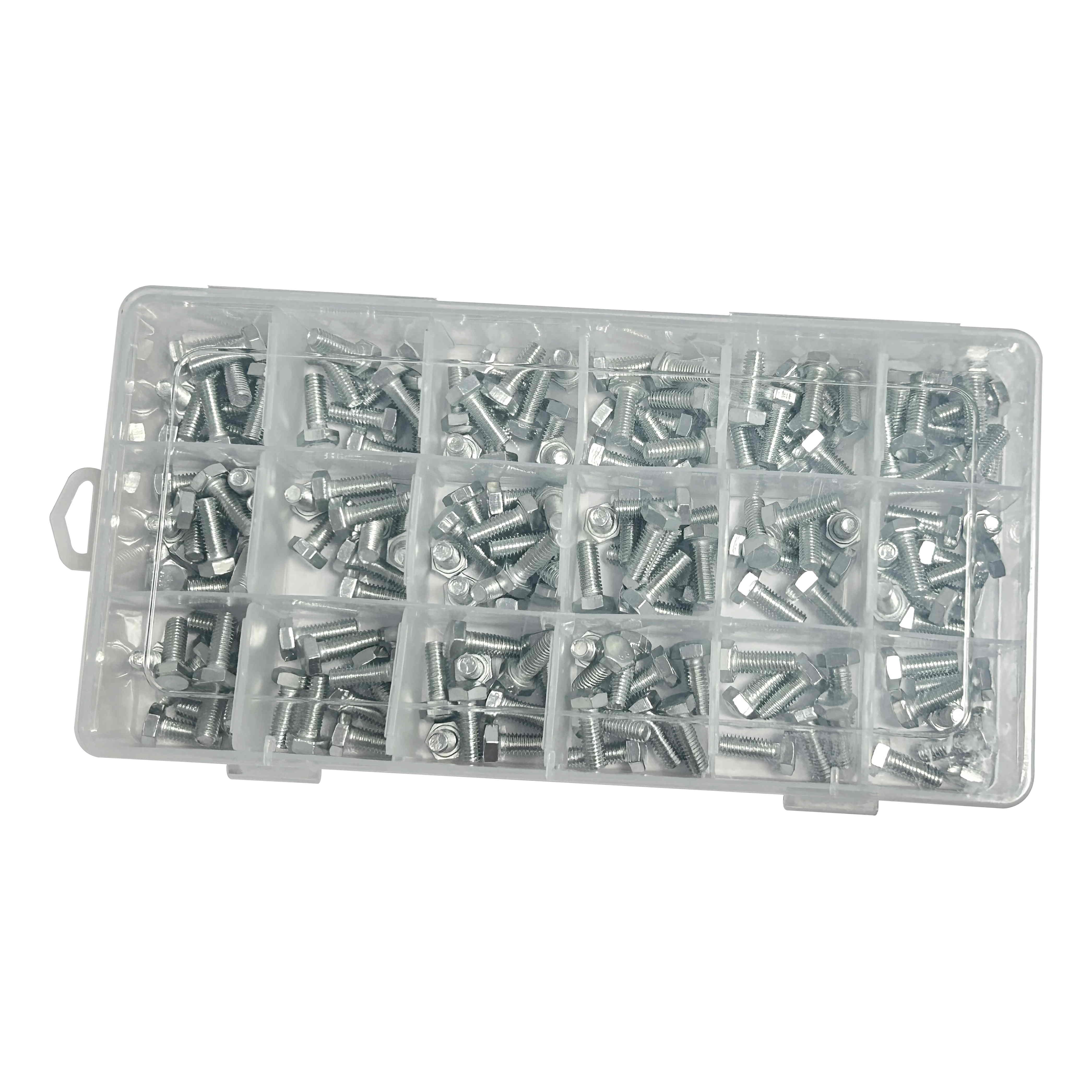 Food grade 36 Grids Keyway PP transparent Hardware Box With Dividers tool Parts Case plastic Storage Box