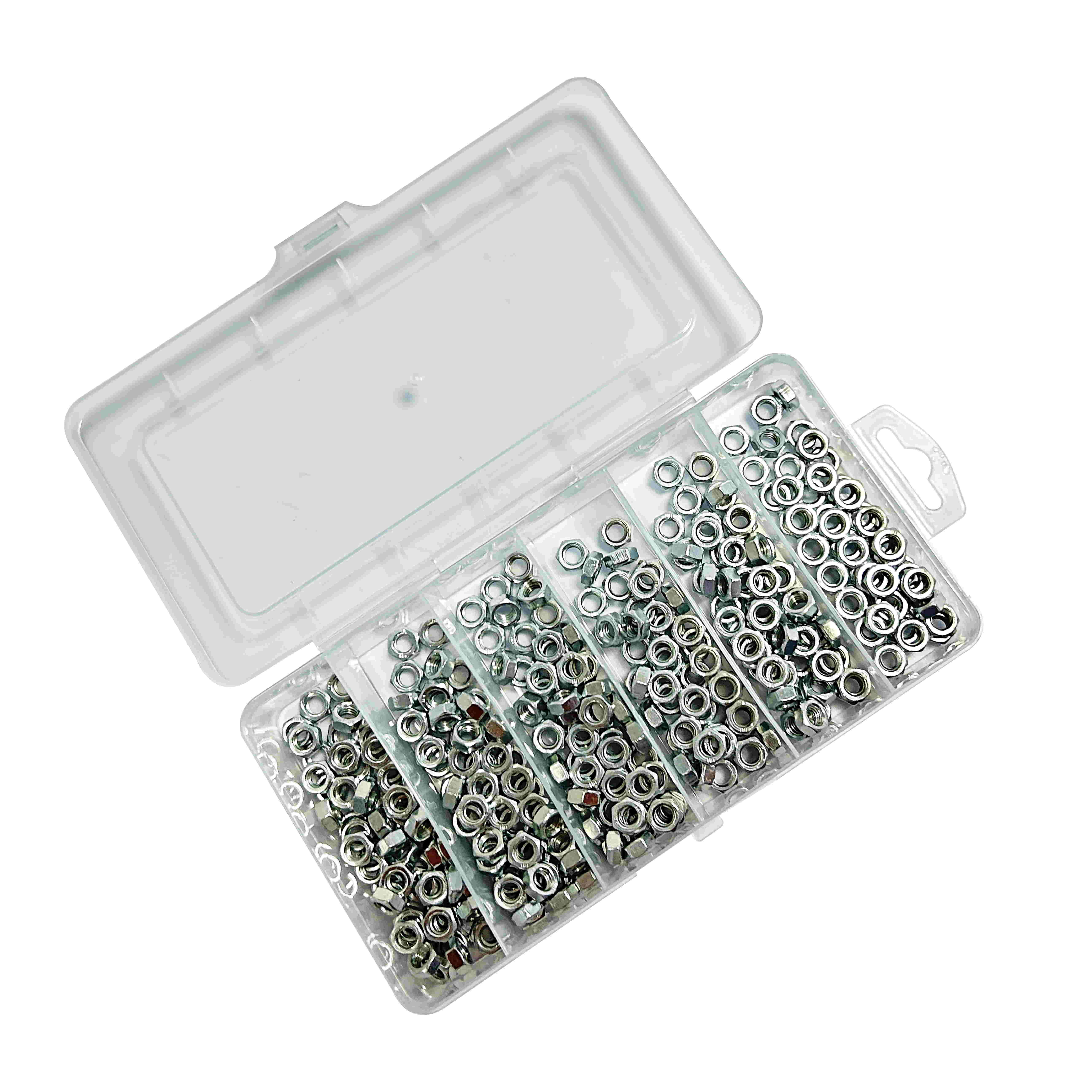 Food grade 36 Grids Keyway PP transparent Hardware Box With Dividers tool Parts Case plastic Storage Box