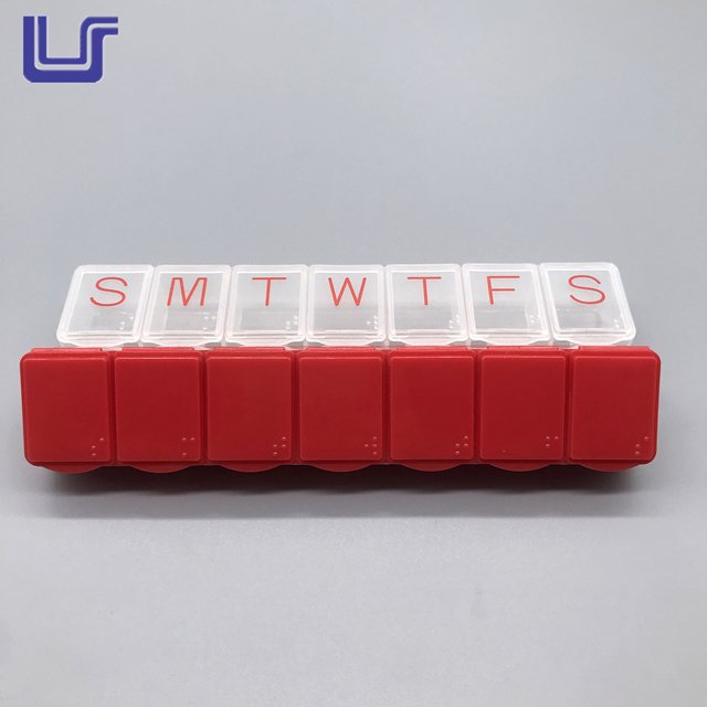 Bottle Nordic Style Clear Mini Candy Plastic Capsule Container Flip Lid Pill Small Kit Storage Box