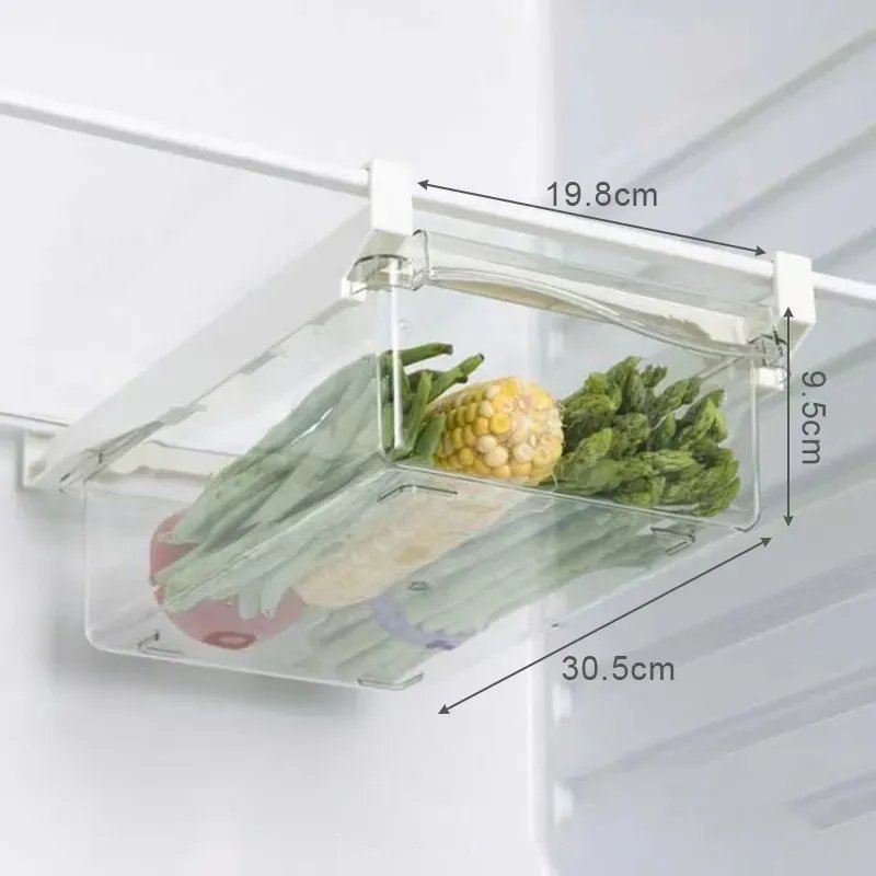 Kitchen Fruit Food Storage Box Fridge Storage Organizers Drawer Egg Storage Box Refrigerator Baskets Rack Kitchen Organizer