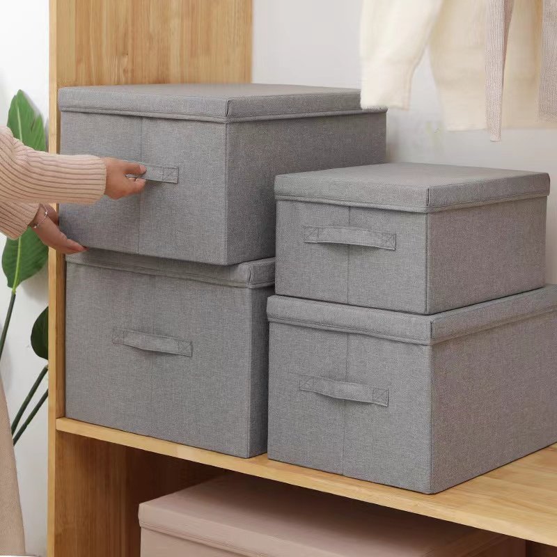 High Quality organizer boxs set reusable foldable extra large closet storage box clothes organizer
