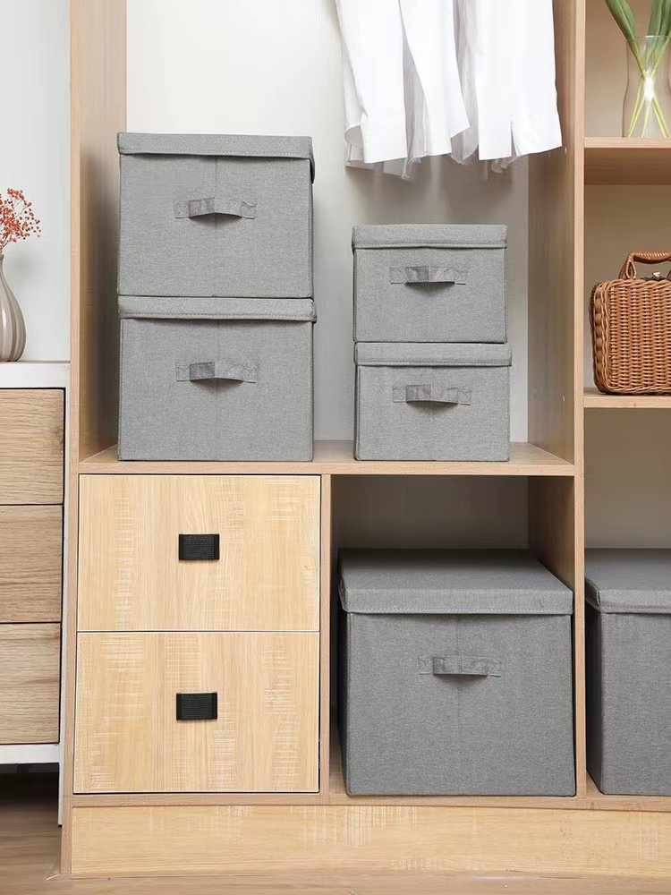 High Quality organizer boxs set reusable foldable extra large closet storage box clothes organizer