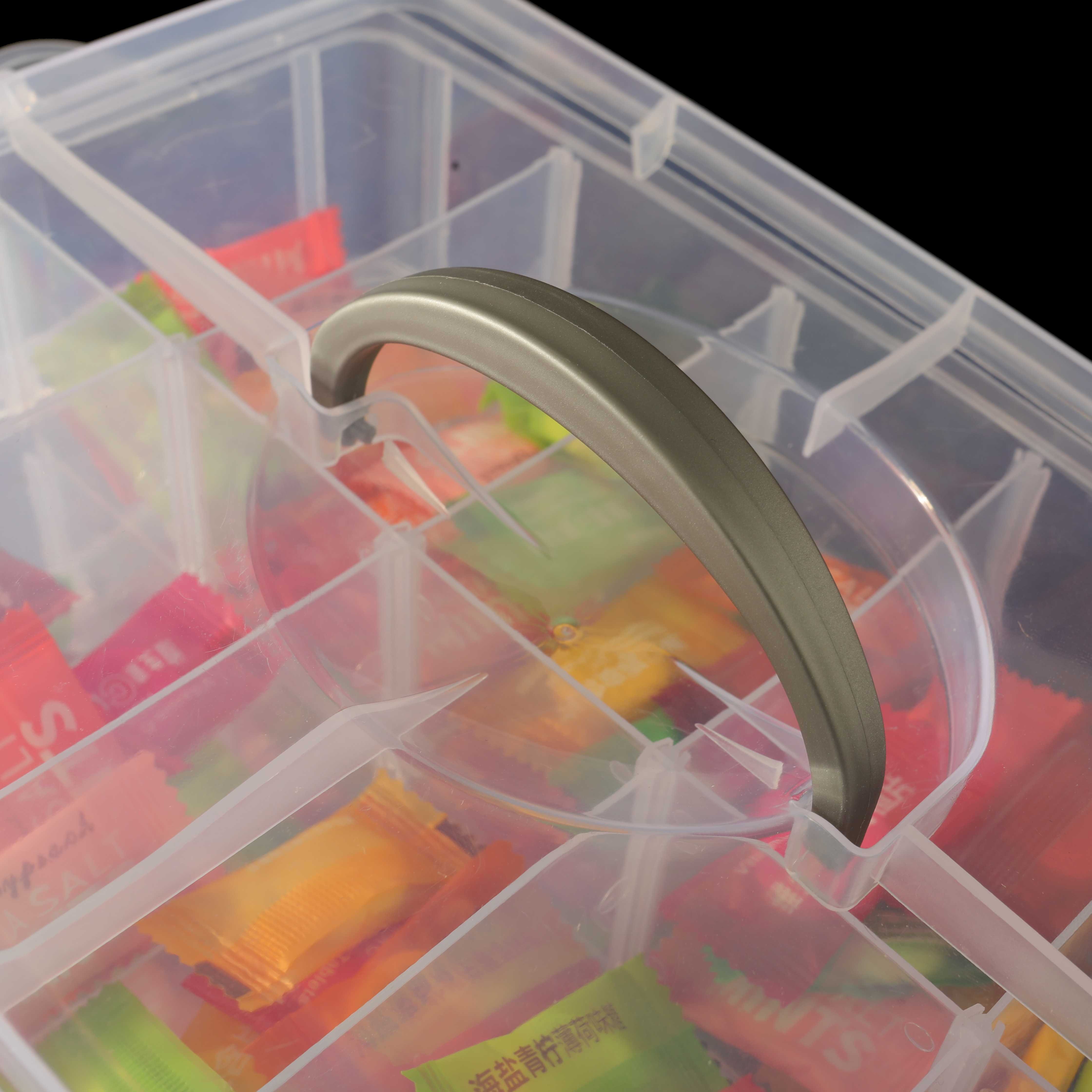 18 30 Grids Versatile Miscellaneous Item Organizer Compartment Parts Transparent Component Plastic Parts Storage Box