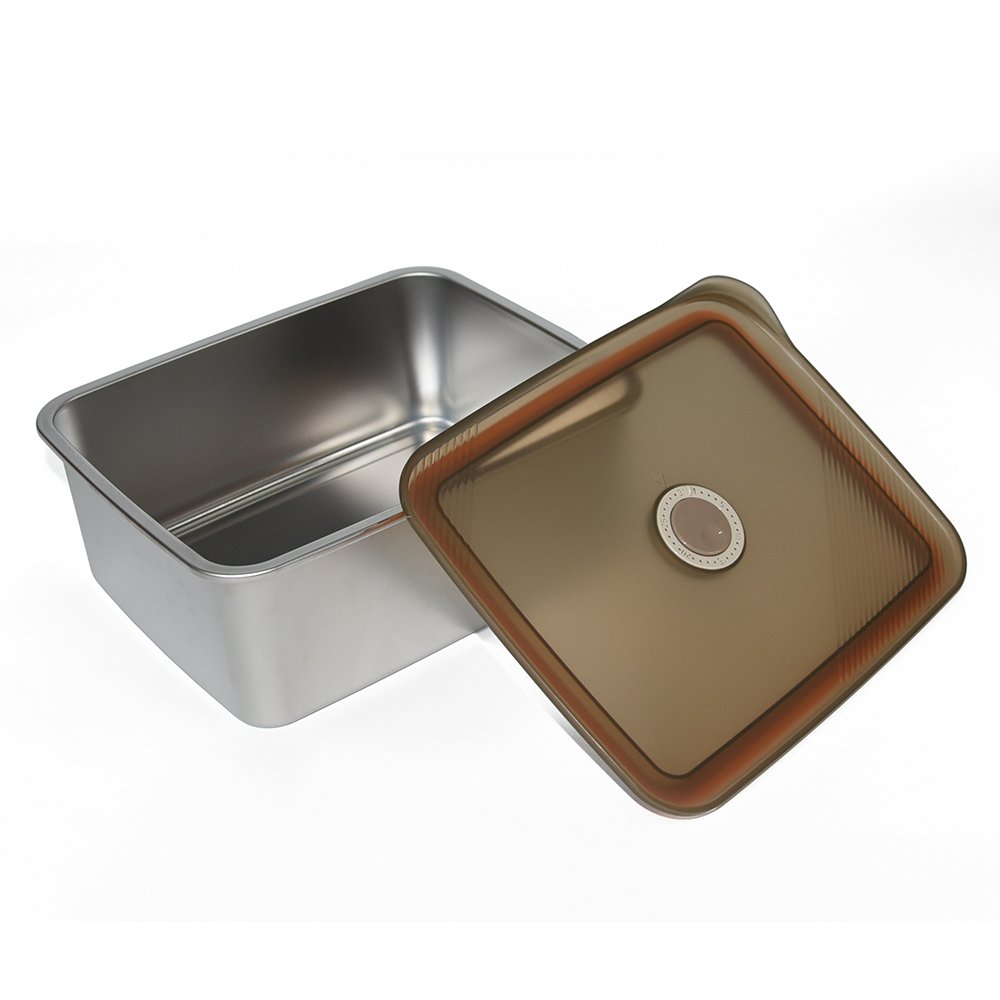 Freezer Safe Leak Proof With Time Recording Snack Food Storage Containers Stainless Steel Bento Lunch Box For Kids Adults