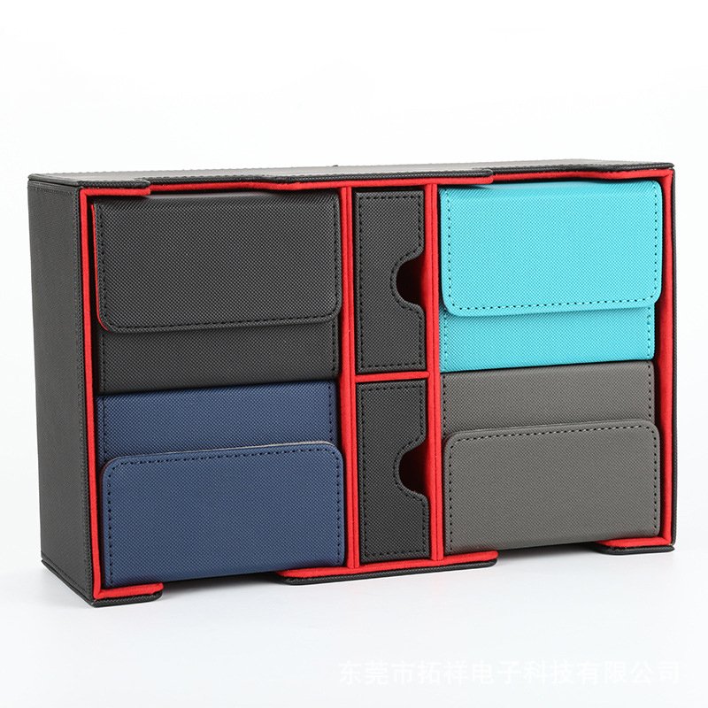 Combination Suit Magnetic Closure Card Deck Box Yugioh/MTG/TCG Playing Trading Card PU Leather Deck Box Gift Box