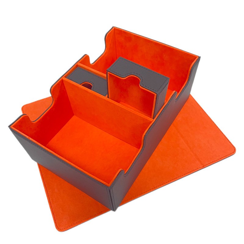 Combination Suit Magnetic Closure Card Deck Box Yugioh/MTG/TCG Playing Trading Card PU Leather Deck Box Gift Box