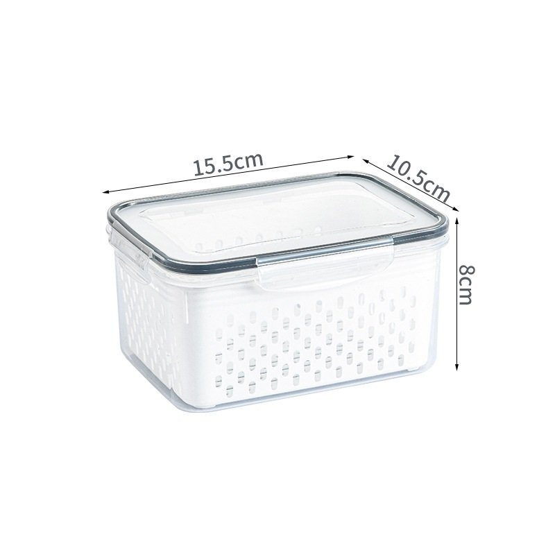 2024 Hot Quality Kitchen Storage Box Transparent Food Container Kitchen Food Storage Box Set