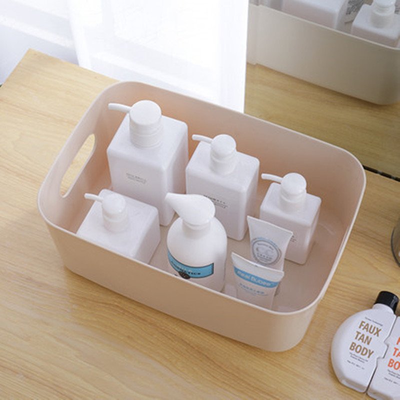 Popular PP storage box desktop cosmetics collection sundries sorting box storage basket snack home waterproof storage box