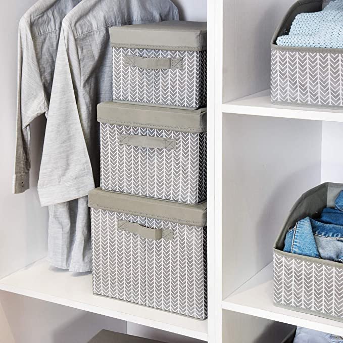 organizer storage box for Towel Toy Sundries household supplies closet storage box with lid fabric storage organizer
