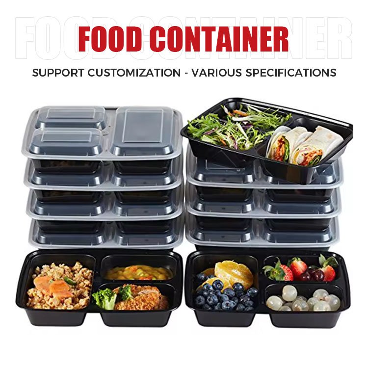 Food Storage Container Plastic Boxes with Lid Many Specifications Storage Smooth Edges Not Easy to Break Microwavable Plastic