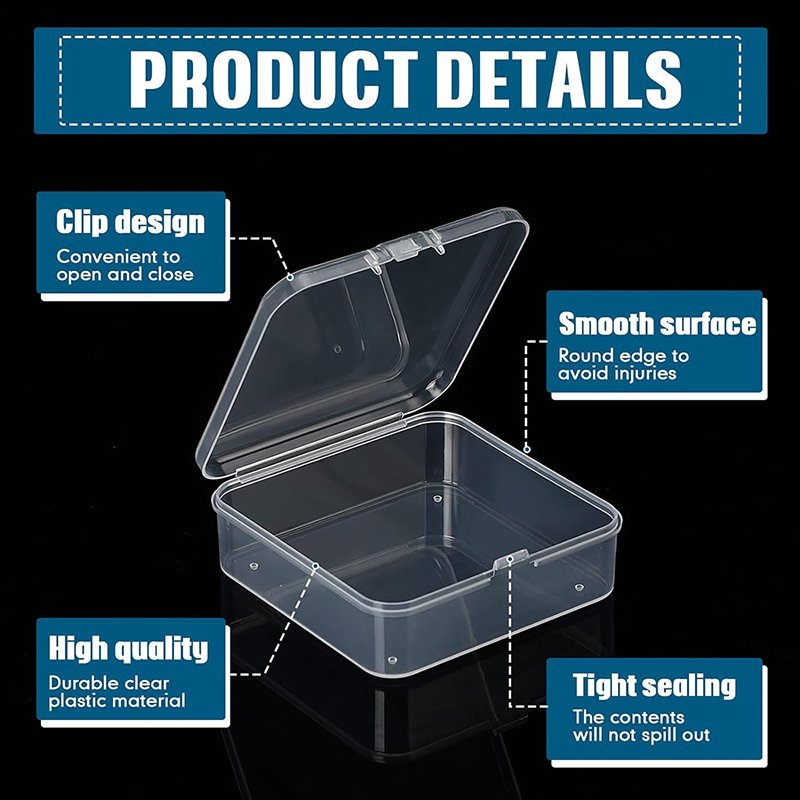Wholesale Transparent Storage Box Thickened Pp Material Parts Tool Finishing Storage Box