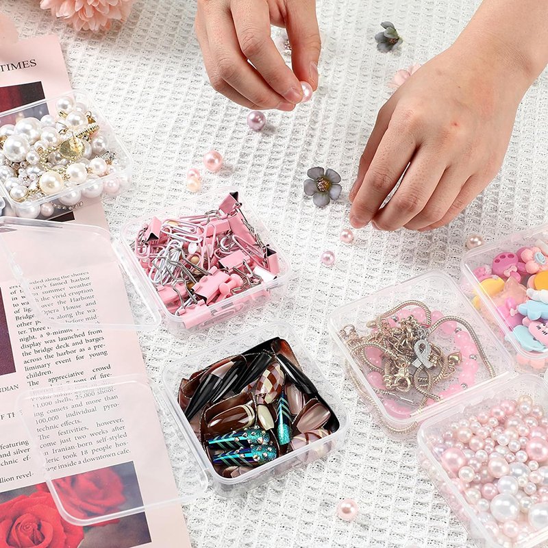 Wholesale Transparent Storage Box Thickened Pp Material Parts Tool Finishing Storage Box