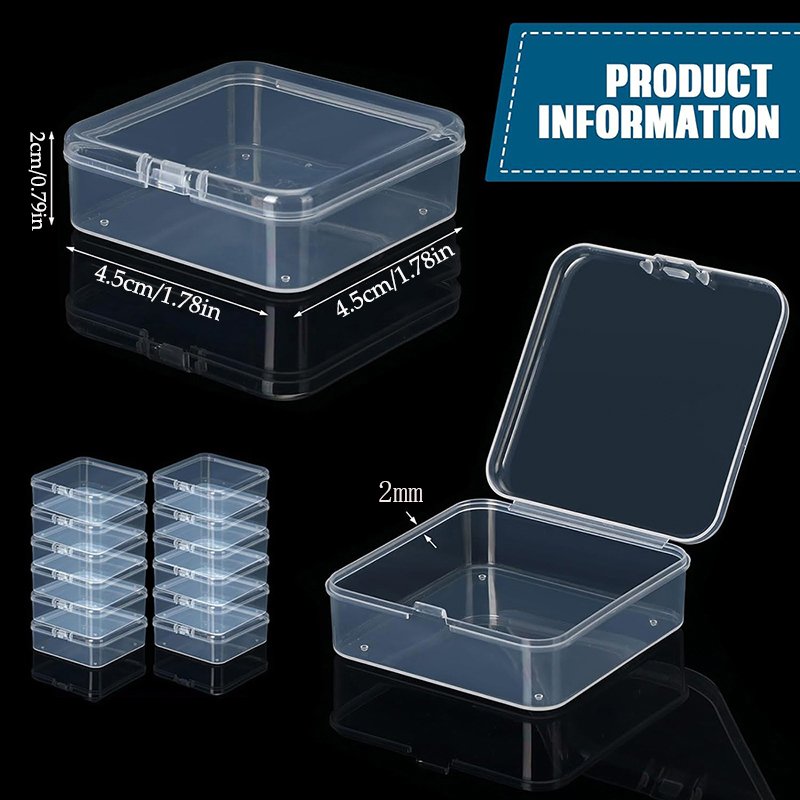 Wholesale Transparent Storage Box Thickened Pp Material Parts Tool Finishing Storage Box
