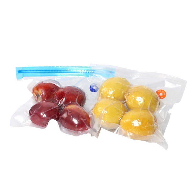Kitchen Reusable Wholesale Self Sealing Leakproof Stand up Ziplock Vacuum Sealer Clear Zipper Lock Silicone Food Storage Bag