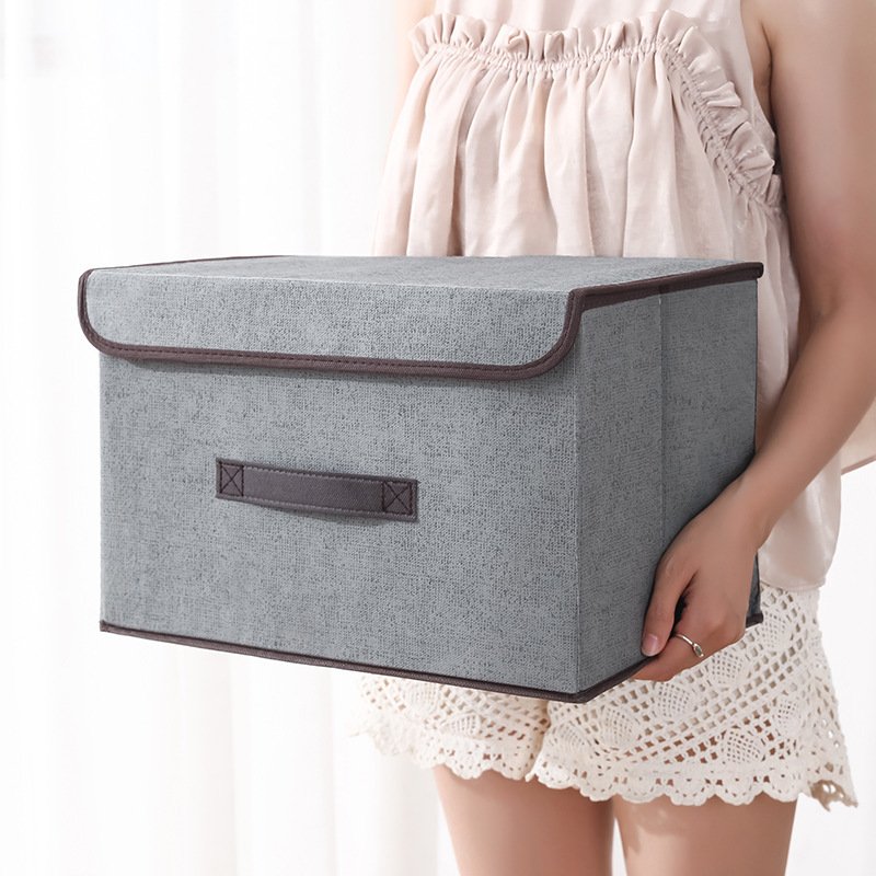 High Quality Foldable Non Woven Storage Cube Bin Home Decorative Storage Box For Home Organizer for File Storage
